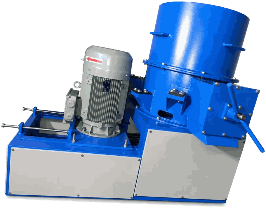 Plastic agglomerator machine that densifies film waste