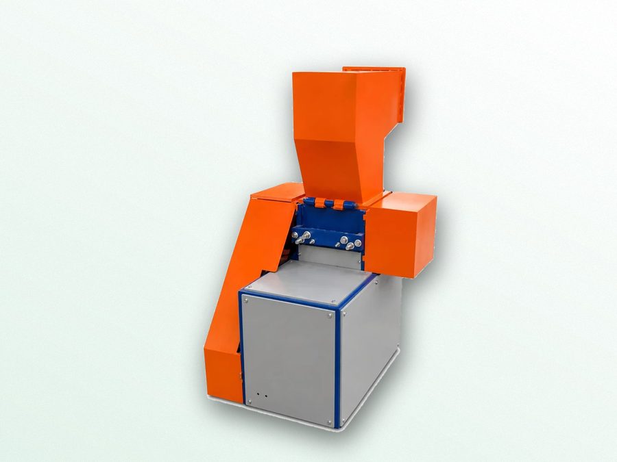 Plastic grinding machine built at the Perfect Enterprises workshop